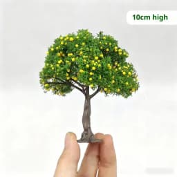 1Pcs DIY Fruit Trees Miniature Landscape Decoration Miniature Sand Table Building Model Realistic Fruit Tree Decor