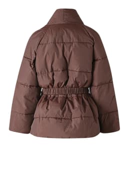 [EAM] Black Belted Big Size Keep Warm Cotton-padded Coat Long Sleeve Women Parkas Fashion Tide New Autumn Winter 2026 2Z2885