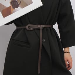 Punk Rivet Leather Double Thin Belt Women Men PU Black White Waist Strap Trendy Waistband Jeans Skirt Decoration