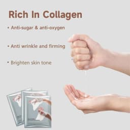 Deep Collagen Anti Wrinkle Lifting Mask Collagen Face Mask Overnight, Deep Collagen Mask for Lifting Firming Moisturizing(5Pack)