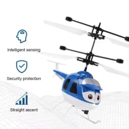 Mini Remote Control Aircraft Electric Flying Toys Flying Airplane Infrared Hand Induction Helicopter Kids Toy
