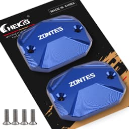 Chekis Is Suitable for Zontes 368g 368E 368K 368D 368m 501g Motorcycle Modification Parts, Brake Master Cylinder Cover, Aluminum Alloy Oil Tank Cover, Hydraulic Oil Tank Decorative Cover