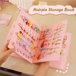 1pcs Hair Bows Organizer Book Large Capacity Headband Holder Hair Clip Storage Space Saving Accessory For Girl Room