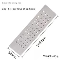 1PC Tungsten Carbide Wire Drawplate for Jewelry Making Round Rectangle Hexagon Oval Square Shape , Jewelry Tool
