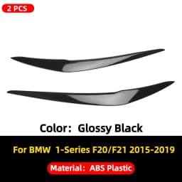 Front Headlight Eyebrow Eyelid Trim Wide Body Kit Tuning Accessories For BMW 1 Series F20 F21 116d 118i 120i 120d M135i 2015-19