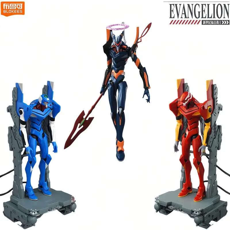Original Blokees Evangelion Production Model‑02 TV Version & Evangelion Mark.06 Legend Edition Movable Robot Anime Figure Toys