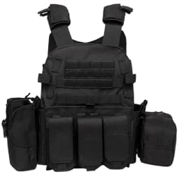 Nylon Tactical Vest Body Armor Hunting Carrier Men Combat Camo Military Army Vest Outdoor CS 2026