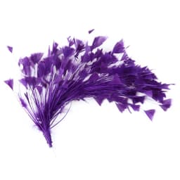 10-12inch Multicolor Turkey Goose Feather Flower Triangle Tipped Coque Free Bendable Feather Plumas Crafts DIY Lady Headdress