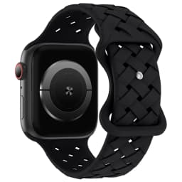 Sport Braided Silicone Strap For Apple Watch Band 44mm 40mm 45mm 49mm 46mm Breathable Bracelet iWatch Series 12 9 7 8 se ultra 4