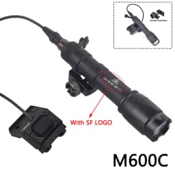 Surefire M300 M600 Flashlight With UNIT Lite Pressure Switch fit 20mm Rail SF M300B M600C M600B LED Scout Light