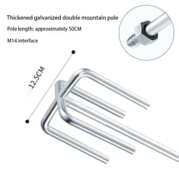 Electric Mixer Paint Mixing Rod Easy Cleaning Mixing paint Drill Attachment Cement Mixer Stirring Tool for Epoxy Mixer