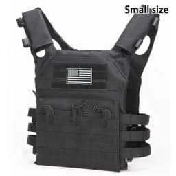 MOLLE outdoor training vest (including US flag emblem) with convenient expansion, lightweight and multifunctional JPC vest