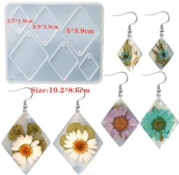 Keychain Pendant Twelve Constellation Silicone Mold For Epoxy Resin Casting Creative Earrings Jewelry Pendants Making Molds