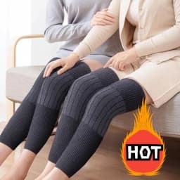 HOT Winter Thicken Warm Kneepad Leg Guard Women Men Windproof Coldproof Leg Warmers KneeCap Leg Sleeves Sports Knee Protector