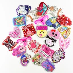 10PCS Mixed 54MM Glitter Acrylic Charms Heart Lung Dog Mom Nurse Fit DIY ID Card Badge Holder Jewelry Making