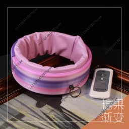 Remote Control Compression Latex Inflatable Electric Collar Type C Charging LED Fluorescent Color Changing