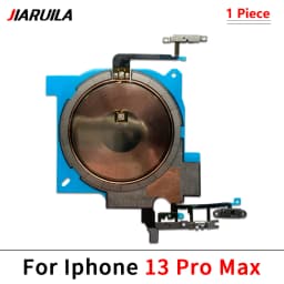 Wireless Charging NFC Chip Coil With Sticker & Power Button & Volume Button Flex Cable For iPhone 15 14 Plus 13 Mini 12 Pro Max