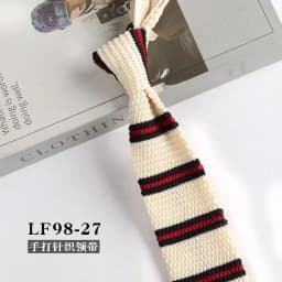 New Trendy British Casual Knitted Ties For Men Narrow Flat 6cm Width Striped Neckties College Boys Shirt Accessories Suit Cravat