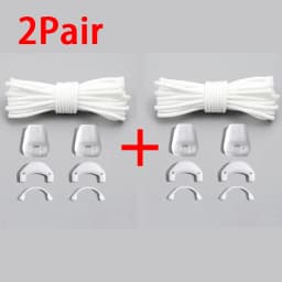 Quick Lock No Tie Shoelaces for Sneakers Salom Easy Install Elastic Shoe Laces with Buckle Anti-Slip Lazy Laces for Daily Shoes
