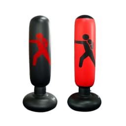 Freestanding Inflatable Punching Bag 63" High for Kids Adults, Blow Up Boxing Bop Bag Gift Set