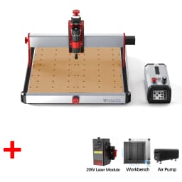 Twotrees TTC450 Ultra High Precision CNC Router 3-Axis/4-Axis Milling Cutting Machine 500W Spindle Carving Metal CNC Engraver