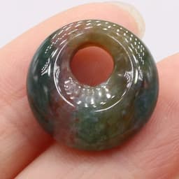 Natural Stone Beads Semi-precious Stones Round Big Hole Beads for Jewelry Making DIY Necklace Bracelet Earrings Accessories18mm