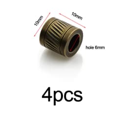 4-10pcs Stainless Steel Big Hole Beads Loose Spacer Beads For Diy Bracelets Jewelry Making Paracord Knife Lanyard Accessories