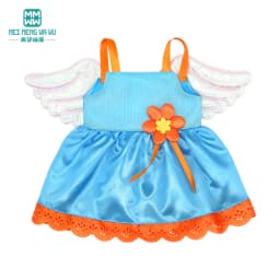 Clothes for doll fit 40cm new born doll accessories Fashion sequined jackets and dresses Christmas gifts for kids