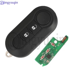 Jingyuqin A2C86460000 433MHz 4A Chip Flip Car Remote Key For Fiat Mobi Uno Fiorino E Mais Strada Citroen Peugeot Fob Control