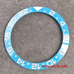 38mm X 30.6mm Watch Bezel Insert Ceramic Mods Replacement Fit For 40mm Automatic GMT SUB SKX 007 Repair Accessories Case Ring