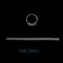 5Pcs/Lot Ring Adjusting Pad Size Transparent Ring Adjuster Light Spring Rope Ring Spring TPU Plastic Spring