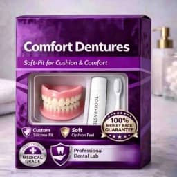 Adult Full Set Silicone Dentures Natural Upper Lower False Teeth Soft Comfort Fit Instant Smile Oral Cosmetic Accessories 2026