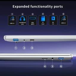 Ultra-thin Laptop Intel Core I9-9900 32GB 2TB Gaming PC Ultra Slim Office Study Computer PC Windows 11 Pro 1920*1080 HD