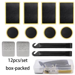 50/30/20/10PCS Bicycle Glue-free Tire Patches Tool Quick Repairing Tyre Protection Patch Adhesive Quick Drying Bike Accessories