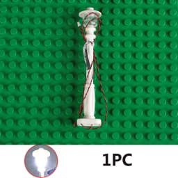 1PC DIY 1x4 Building Block Lamp Street Light Electric Decorate 1X1 LED Brick USB City Lighting