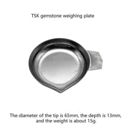 1 Set Weighing Powder Pans Scale Pan For Weigh Liquid Powder Gems Diamond Gemstone Weighing Pan