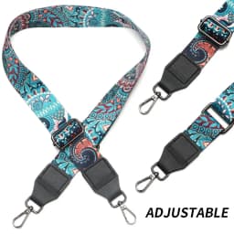 Nylon Bag Strap Woman Colored Wide Straps for Crossbody Messenger Shoulder Bag Accessories Adjustable Embroidered Belts Straps