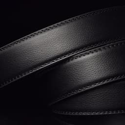 110-130 cm Luxury Men's Automatic Buckle Only With Body Belt Body Belt Leather Belt Without Buckle Cowhide Belt Black Men's Jean