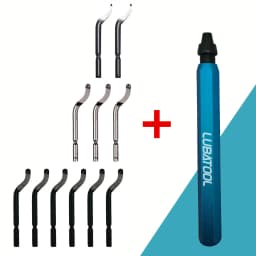 Burr Cutter Trimming Knife Scraper Deburring Tool HSS Steel Blade Remover Deburr Tube Reamer Kit Metal Resin Plastic Wood 3D DIY