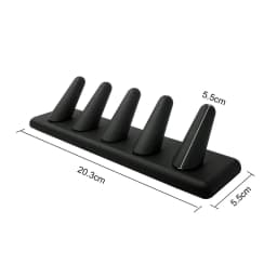 High-quality Velvet Or PU Leather Jwelry Display Stand Ring Storage Display Stand Jewelry Store Counter Display Stand For Rings