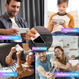 Upgraded XF40H Handheld Game Console Retro Gaming Console Preloaded Classic Games 4.0 Inch 4K HD IPS Screen Open Source Linux