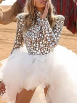 White Pricess High Low Skirt With Long Train Tulle Ruched Ball Gown Prom Party Skirt Custom Made Color And Length Jupe Saia 202