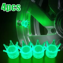Luminous Valve Caps Fluorescent Red Night Glowing Car Motorcycle Bicycle Wheel Styling Tyre Hub Universal Cap Decor 20Pcs