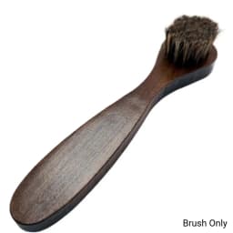 Mirror Shine Shoe Polish Wax Neutral Leather Care Paste Wooden Handle Horsehair Dauber Brush for Boots Cleaning