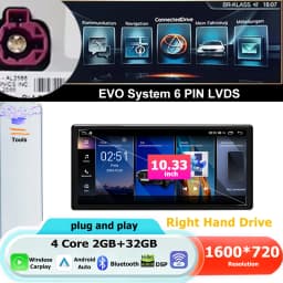 Android 16 RHD For BMW 3/4 series F30 F31 F32 F33 F34 F36 2013-2019 Android Auto Carplay Car Multimedia Car Radio WIFI DSP GPS