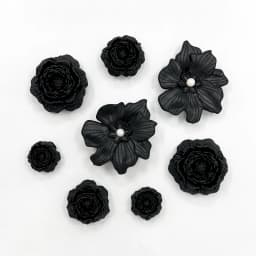 Cute Shoe Charms Set DIY Flower Hole Shoe Buckle Shoes Accessories 3D Flower Bouquet Bone White Hole Shoe Decorations For Women