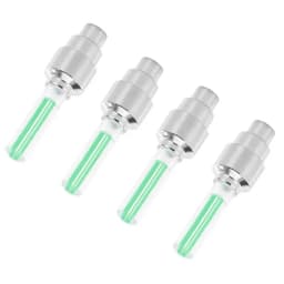 2/4pcs Motorcycle Bicycle Tire Valve Caps Light LED Neon Flash Lamp Waterproof Tyre Universal Wheel Lights Car Accessories