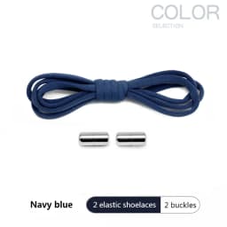 4Pcs/1Pair 100cm Elastic No Tie Shoelaces Metal Lock Shoe Laces For Kids Adult Sneakers Quick Shoelaces Semicircle Shoestrings