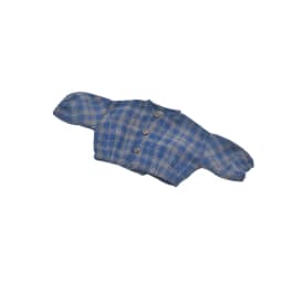 Clothes for Doll Fits Blyth Azone OB22 OB24 Doll Fashion Woolen Jacket Plaid Top Blue, Green, Black, Gray