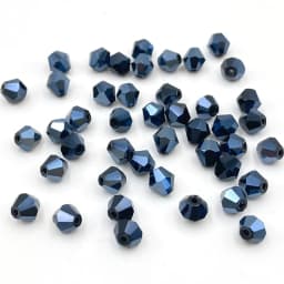 Faceted Austria 3 4 6mm Bicone Crystal Beads Spacer Glass Beads for Bracelet Necklace DIY Jewelry Making